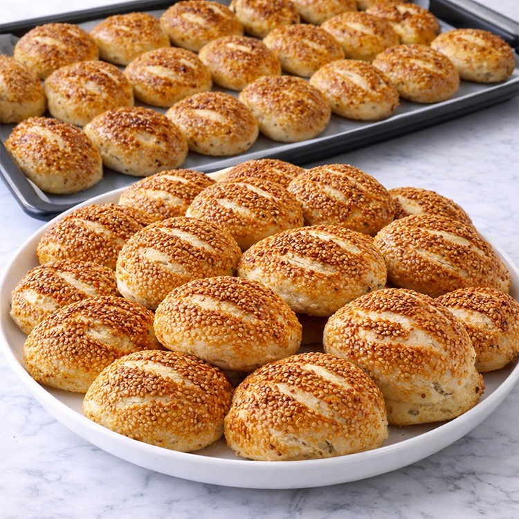 Susamlı Poğaça Tarifi