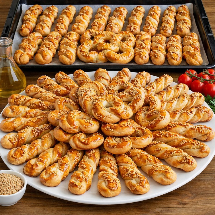 Susamlı Tuzlu Kurabiye Tarifi