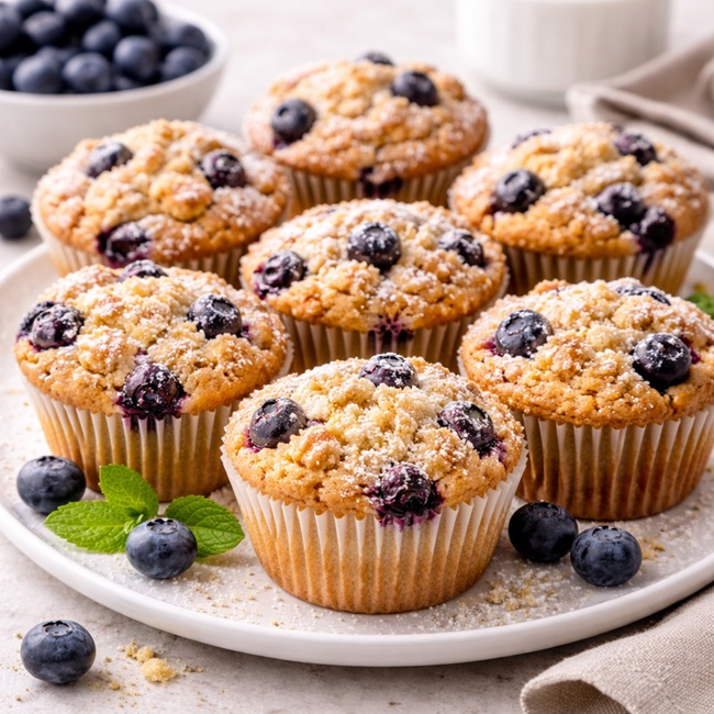 Yaban Mersinli Muffin Tarifi