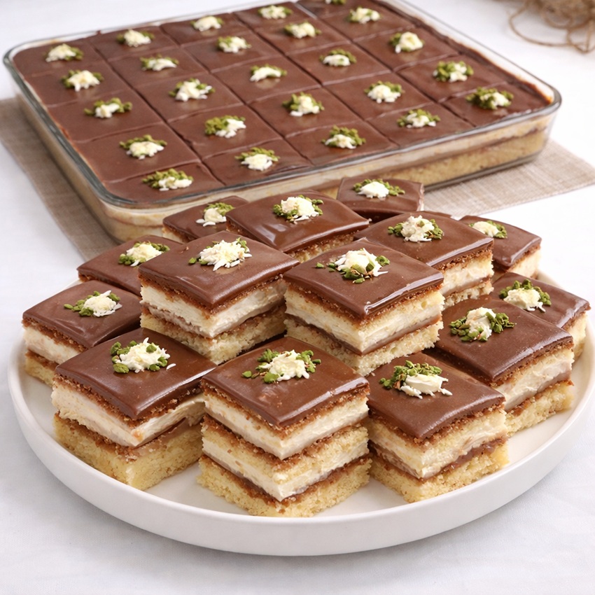 Çikolatalı Kremalı Tepsi Pastası Tarifi