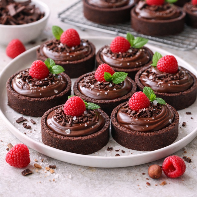 Çikolatalı Mini Tart Tarifi