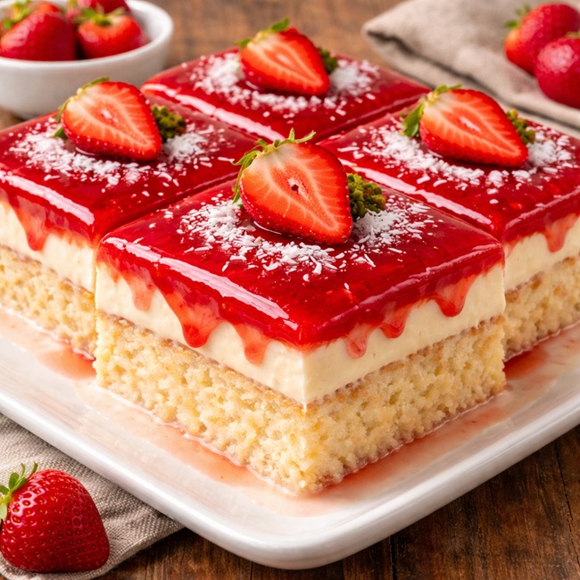 Çilek Soslu Tirileçe Tarifi