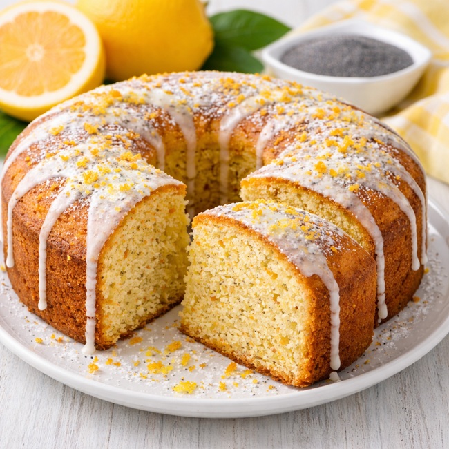 Tam Kıvamında Limonlu Haşhaşlı Kek Tarifi