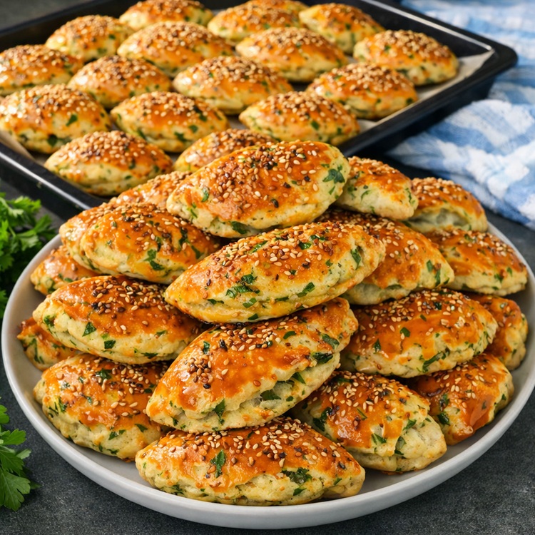 Maydanozlu Kıyır Kıyır Poğaça Tarifi