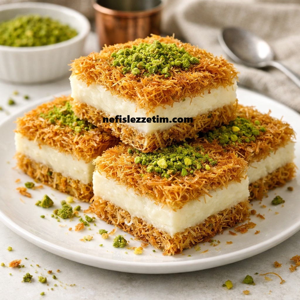 Muhallebili Kadayıf Tatlısı Tarifi