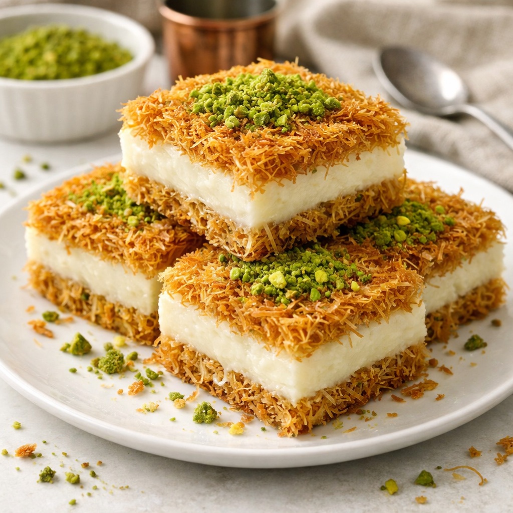 Muhallebili Kadayıf Tatlısı Tarifi