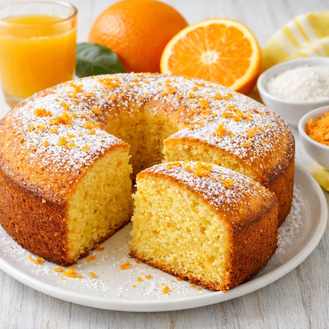 Tam Ölçülü Yumuşacık Portakallı Kek Tarifi