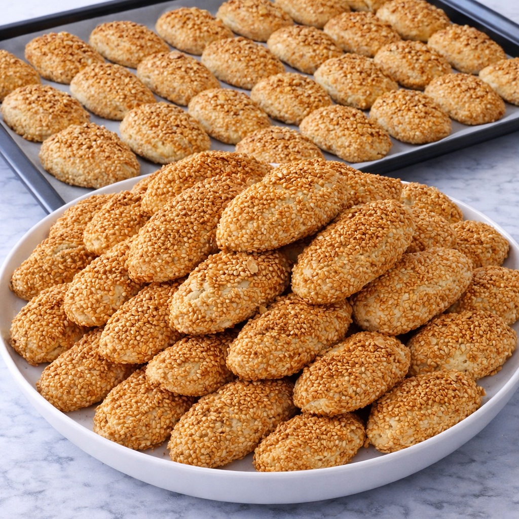 Susamlı Tuzlu Kurabiye Tarifi