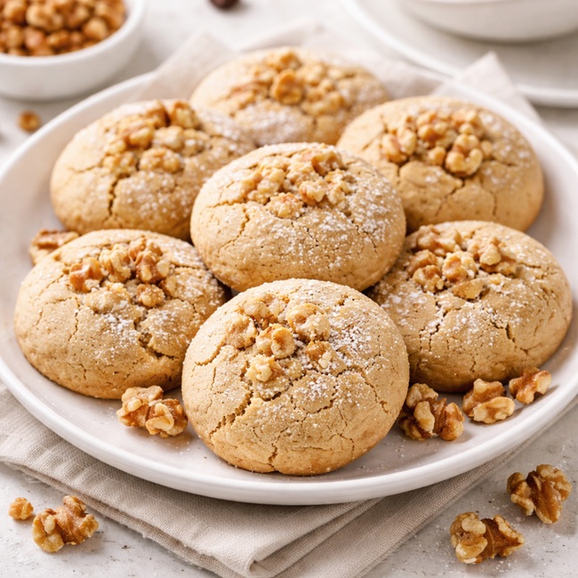 Tahinli Cevizli Kurabiye Tarifi