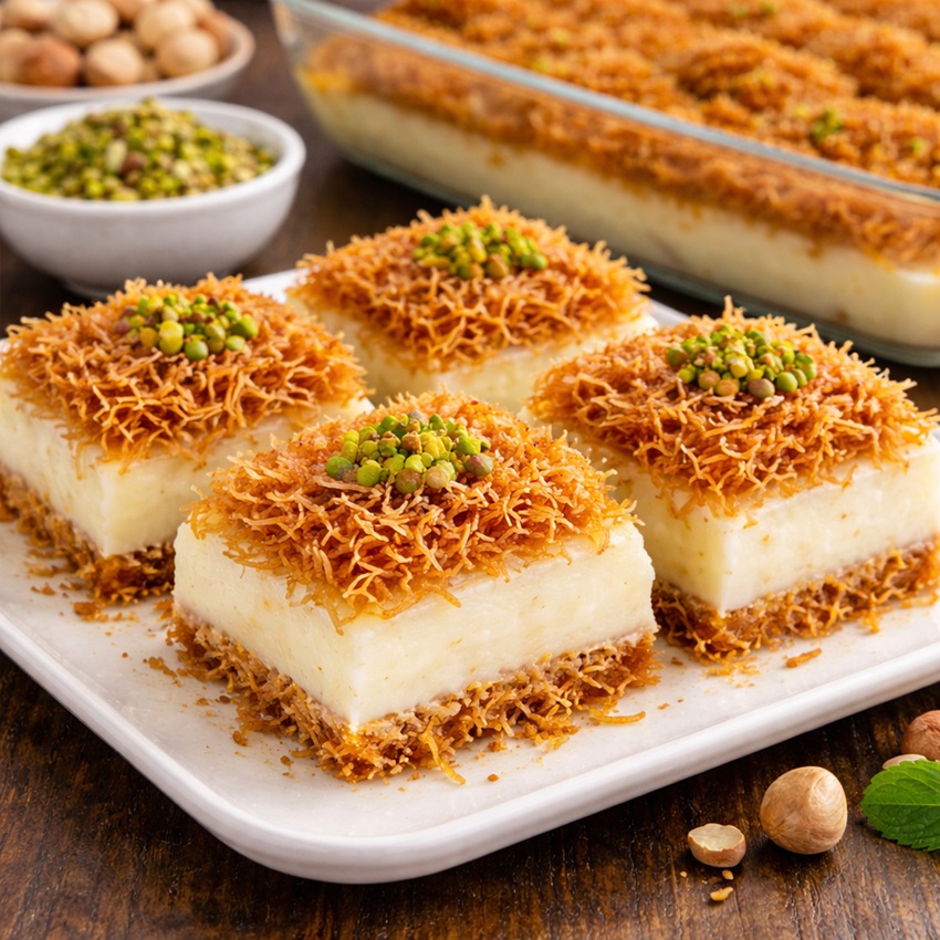 Muhallebili Kadayıf Tatlısı Tarifi