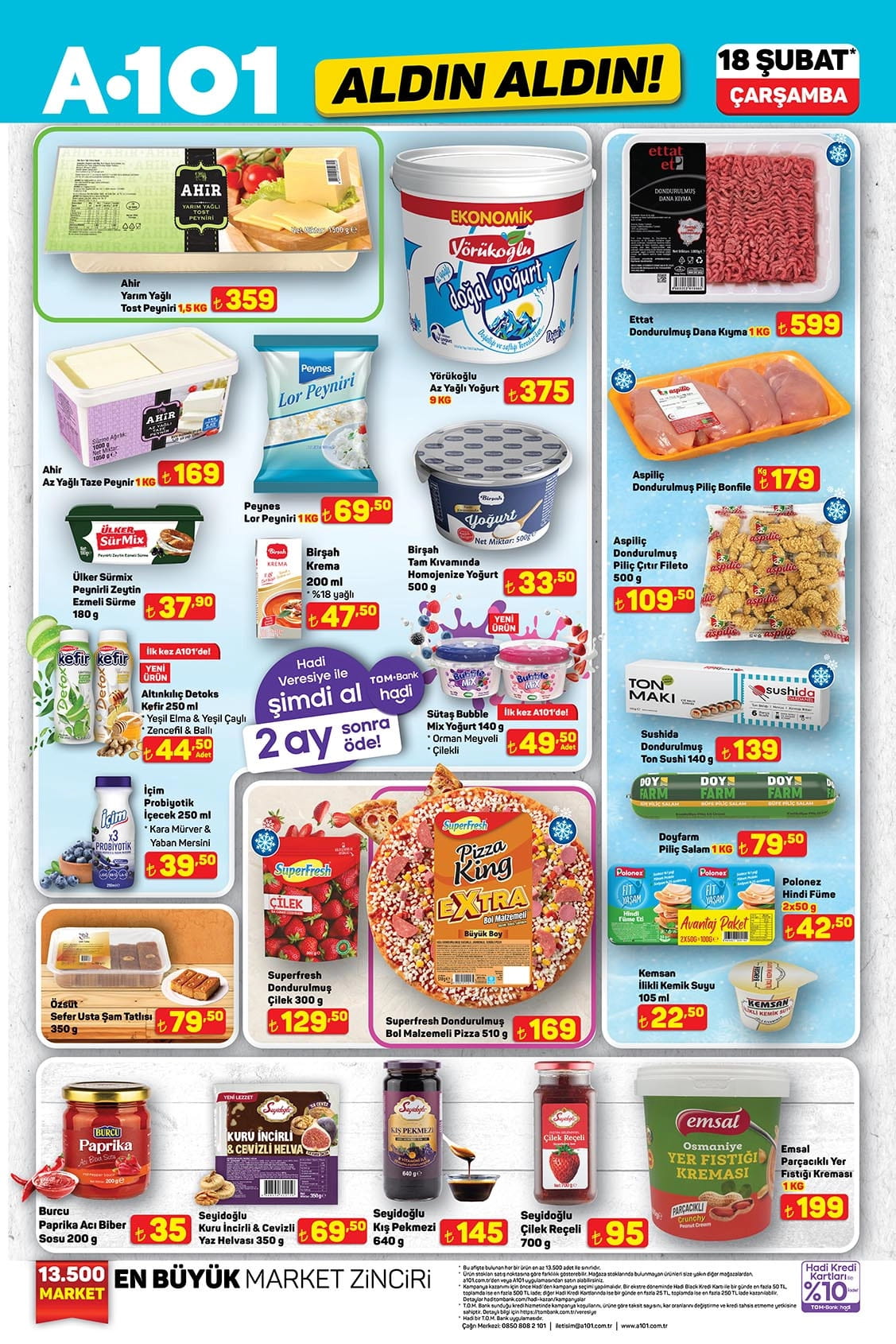 A101 19 Şubat 2026 İndirimli Ürünler