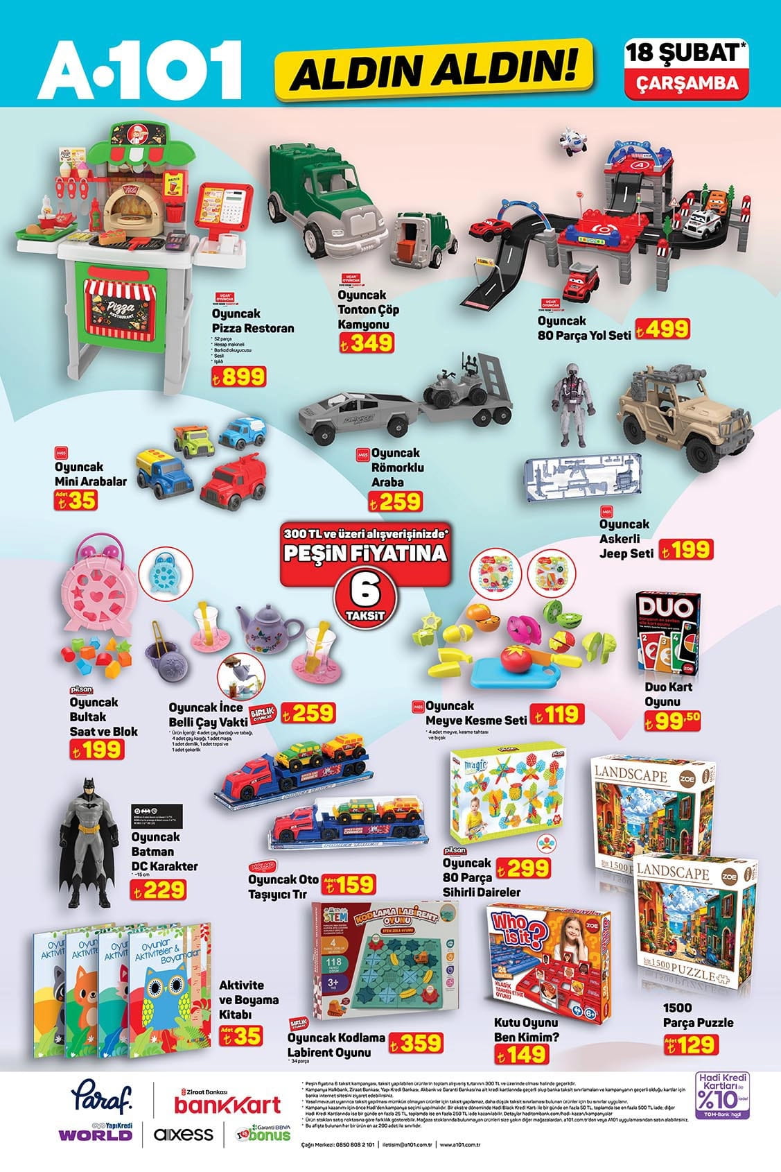 A101 19 Şubat 2026 İndirimli Ürünler