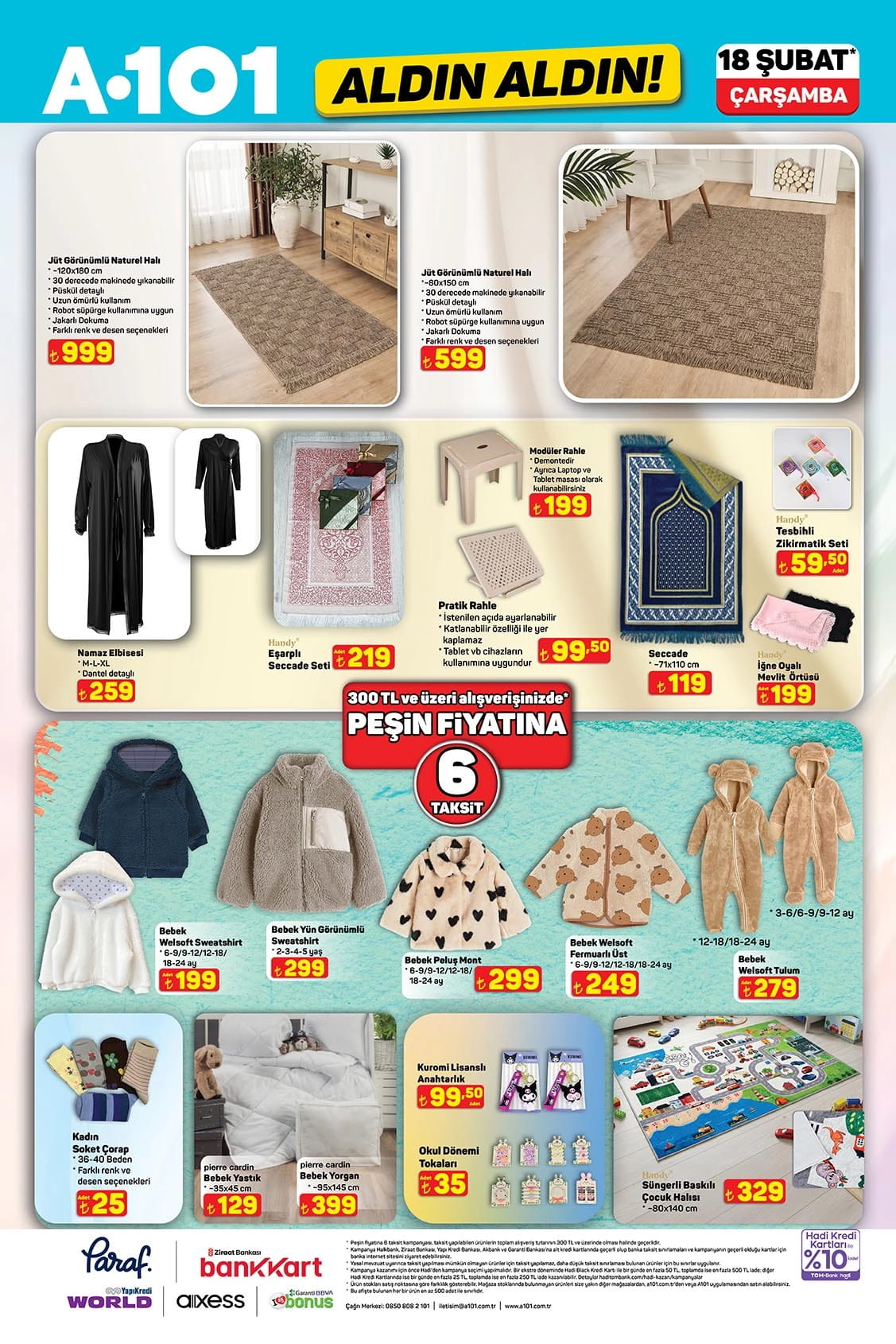 A101 19 Şubat 2026 İndirimli Ürünler
