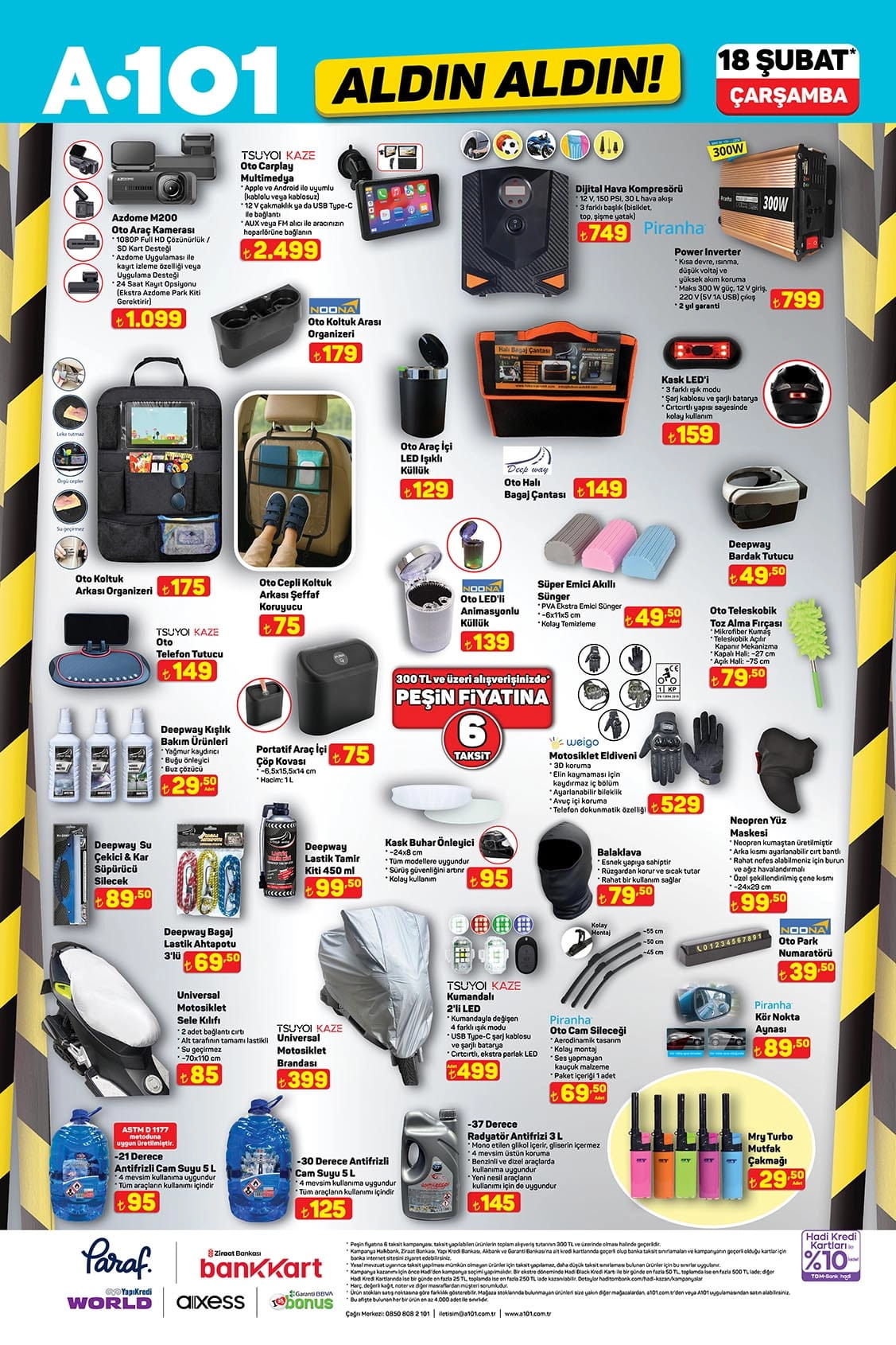 A101 19 Şubat 2026 İndirimli Ürünler