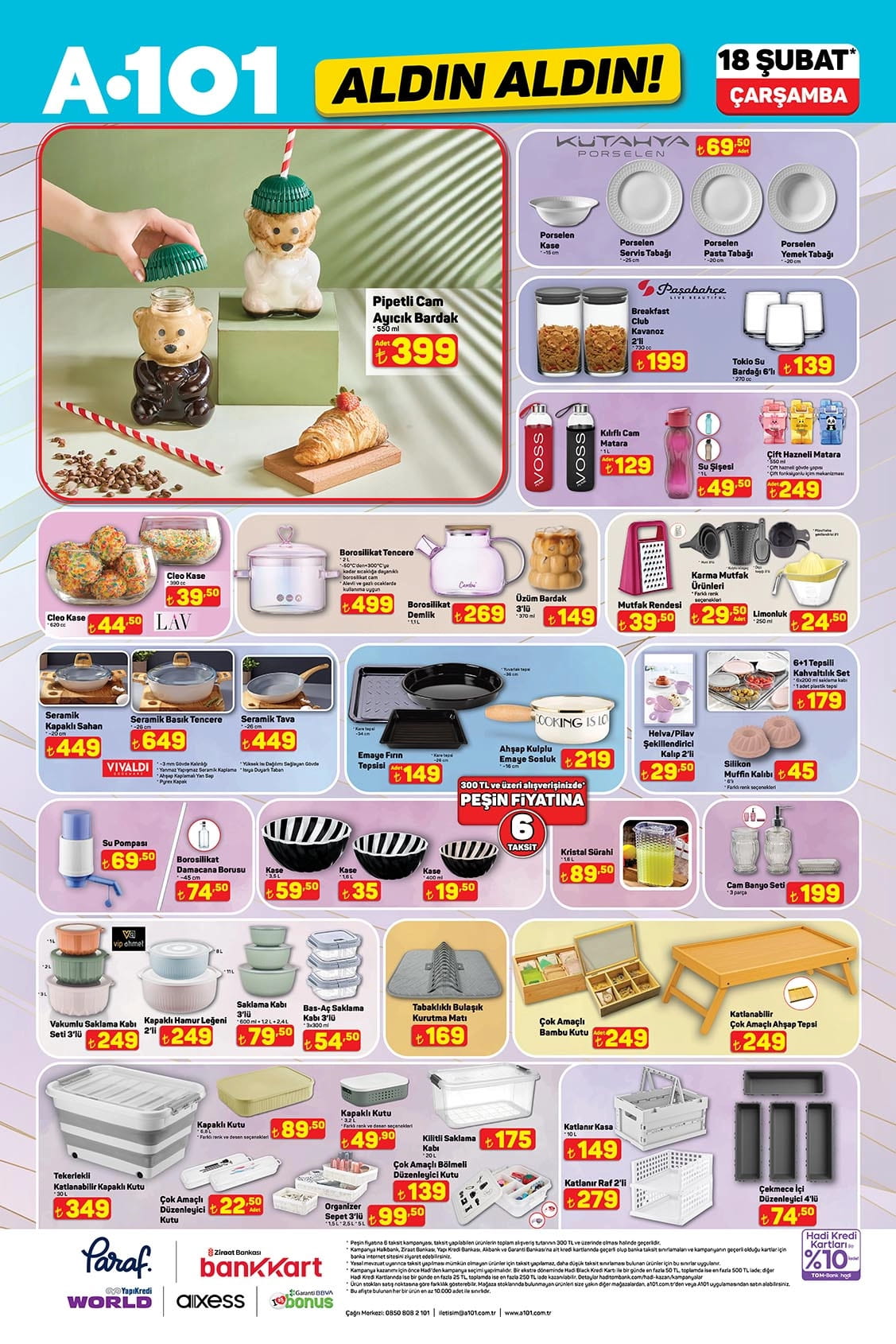 A101 19 Şubat 2026 İndirimli Ürünler