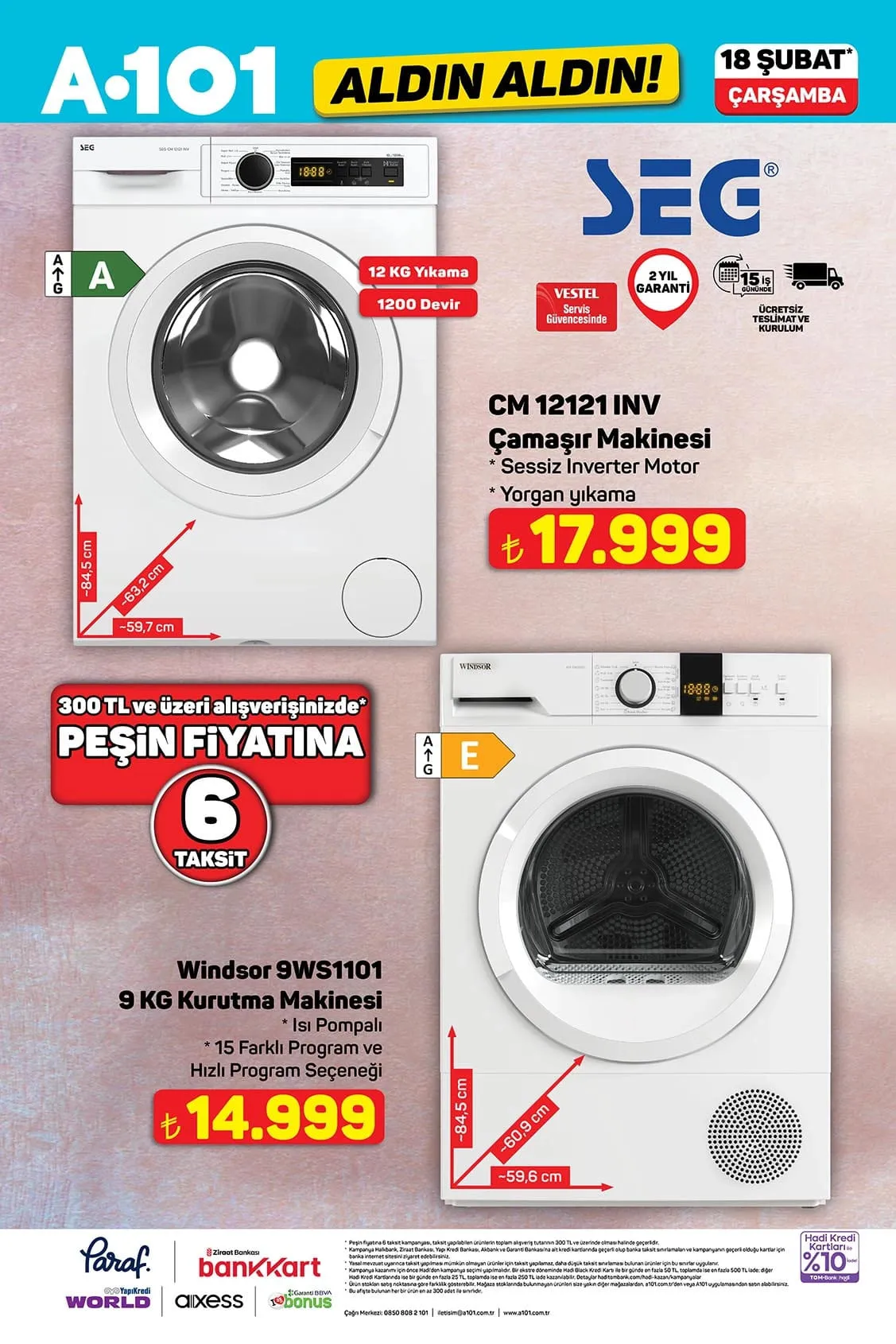 A101 19 Şubat 2026 İndirimli Ürünler