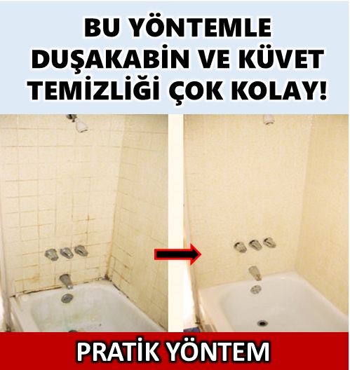 Duşakabin ve Küvet temizliğinin püf noktaları