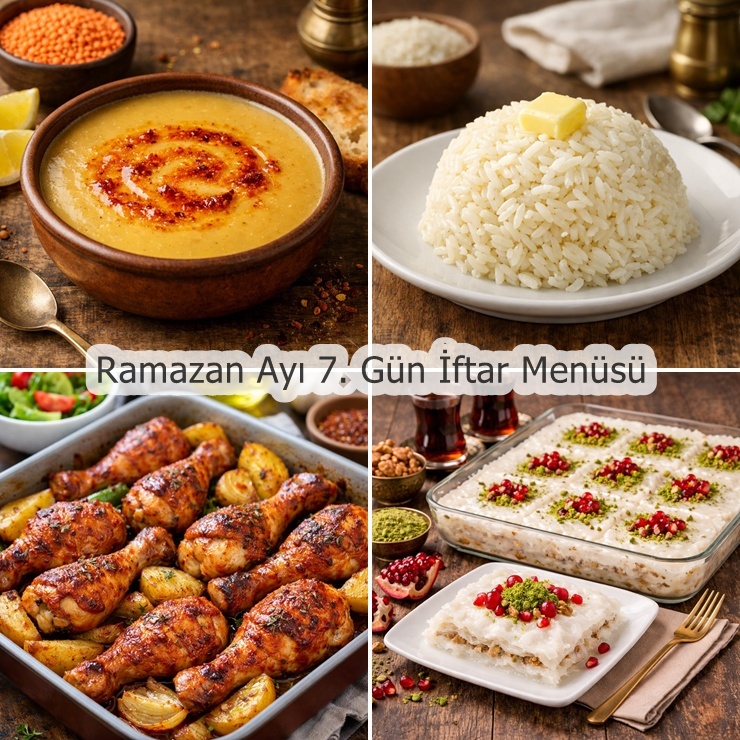 Ramazan Ayı 7. Gün İftar Menüsü