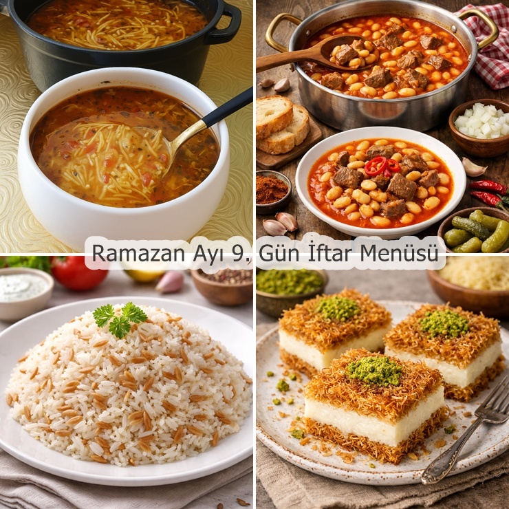 Ramazan Ayı 9. Gün İftar Menüsü