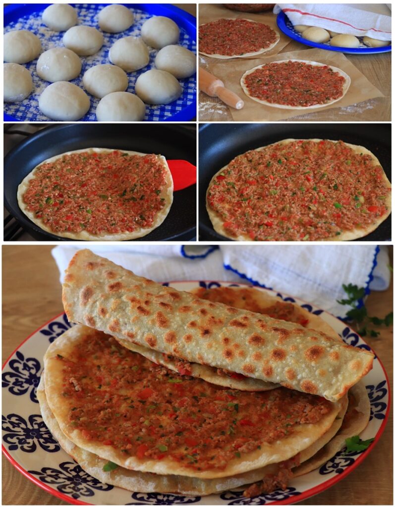 Tavada Fırınsız En İyi Lahmacun Tarifi