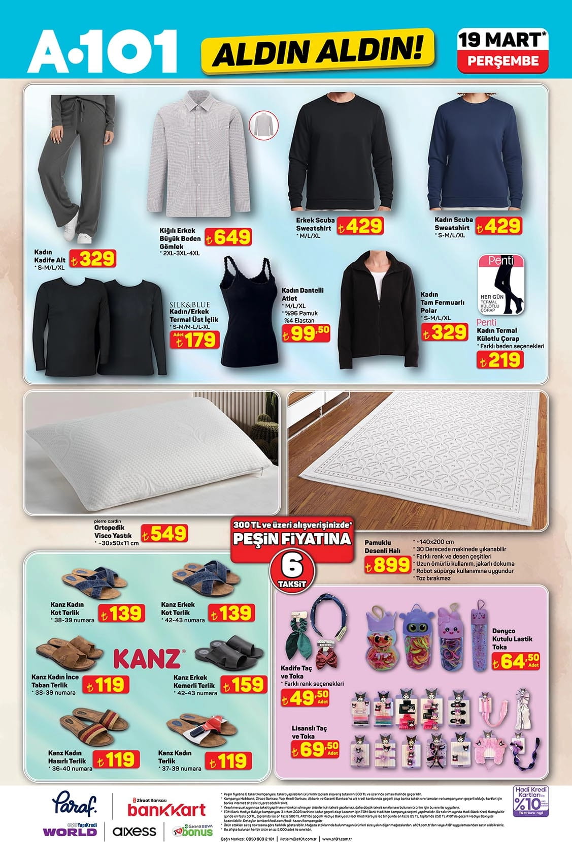 A101 19 Mart 2026 İndirimli Ürünler Kataloğu