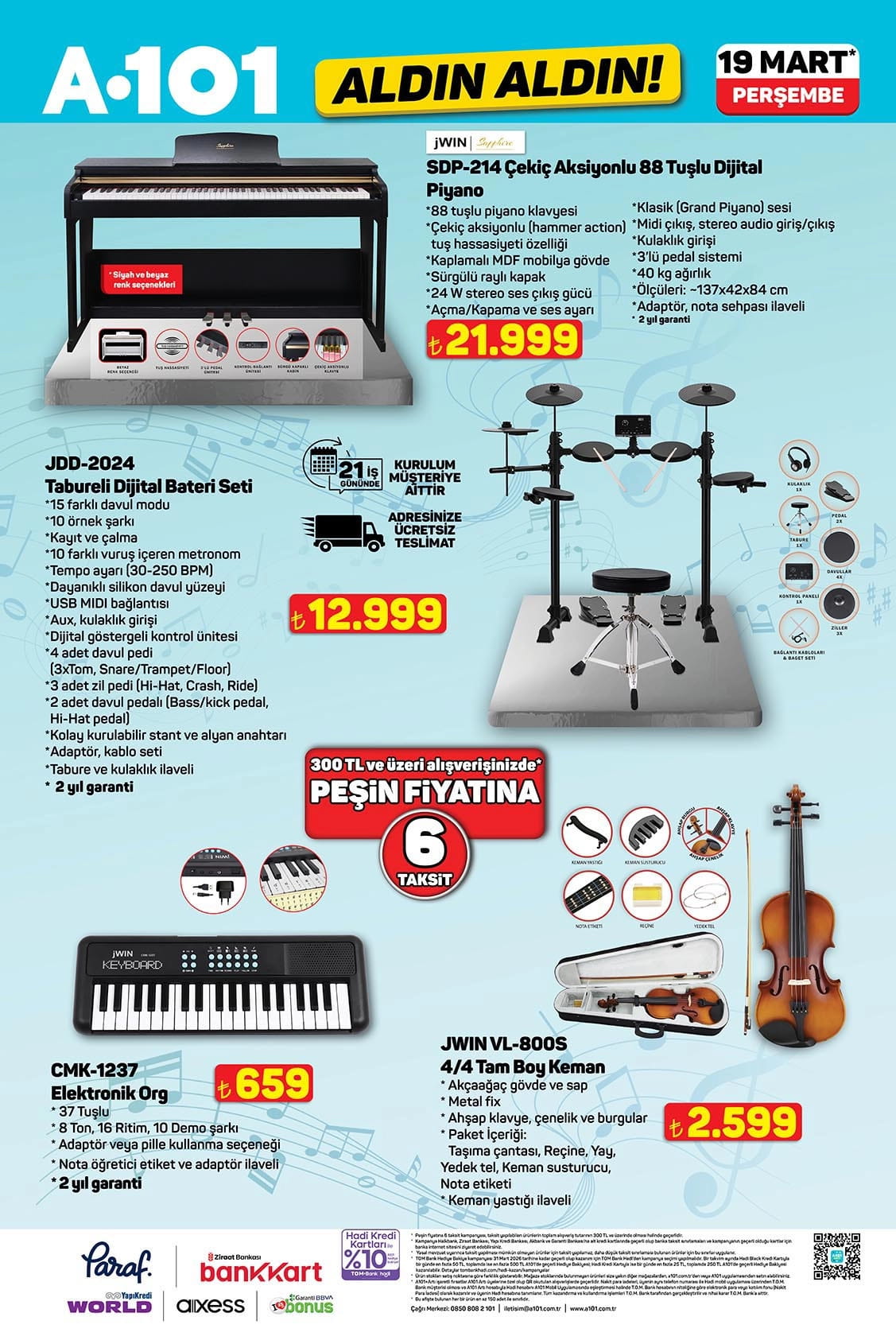 A101 19 Mart 2026 İndirimli Ürünler Kataloğu