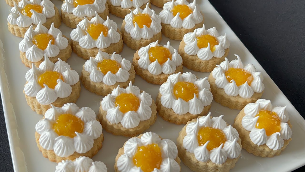 Pastanelerde Böylesi Yok Merengli Portakallı Kurabiye Tarifi