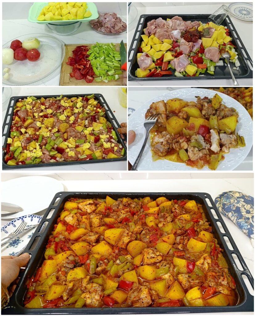 Tavuklu Tepsi Kebabı Tarifi