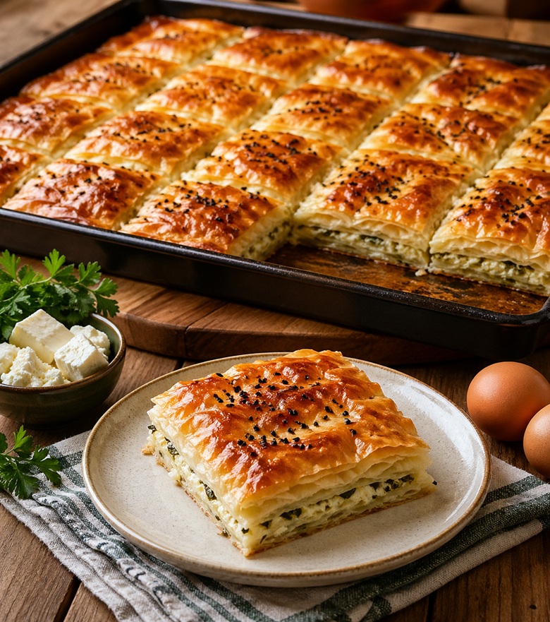 Ev Yapımı Tepsi Böreği Tarifi