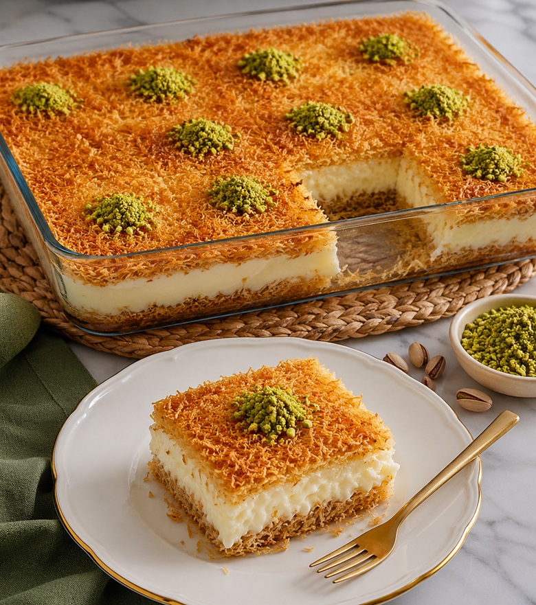 Muhallebili Kadayıf Tarifi