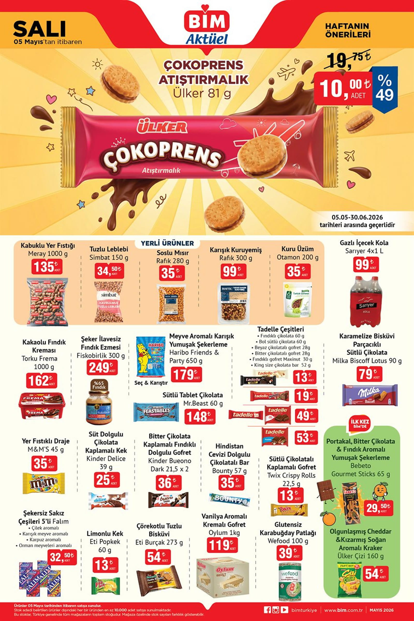 BİM 1 Mayıs 2026 Aktüel Ürünler Kataloğu