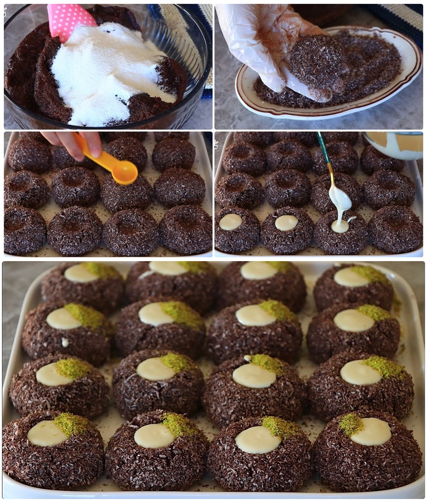 Pratik İrmikli Kakao Topları Tarifi