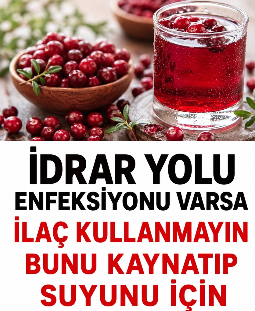 İdrar Yolu Enfeksiyonu Varsa İlaç Kullanmayın Bunu Kaynatıp Suyunu İçin