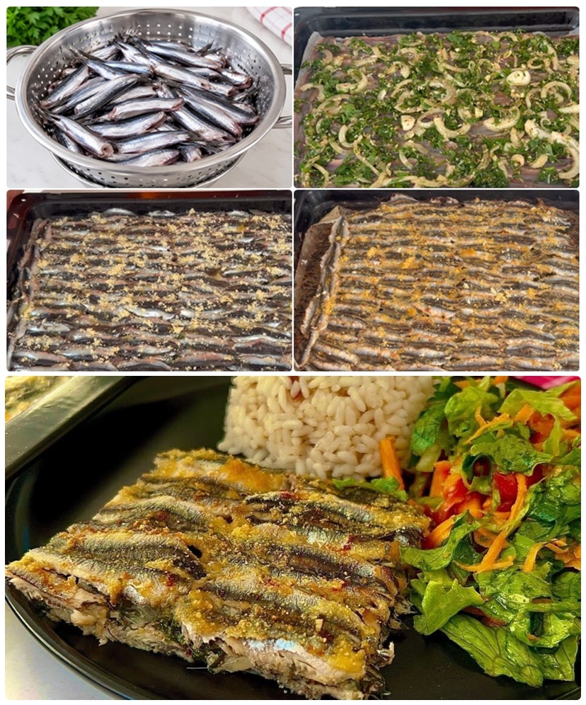 Fırında Kokusuz Kılçıksız Hamsi Tarifi