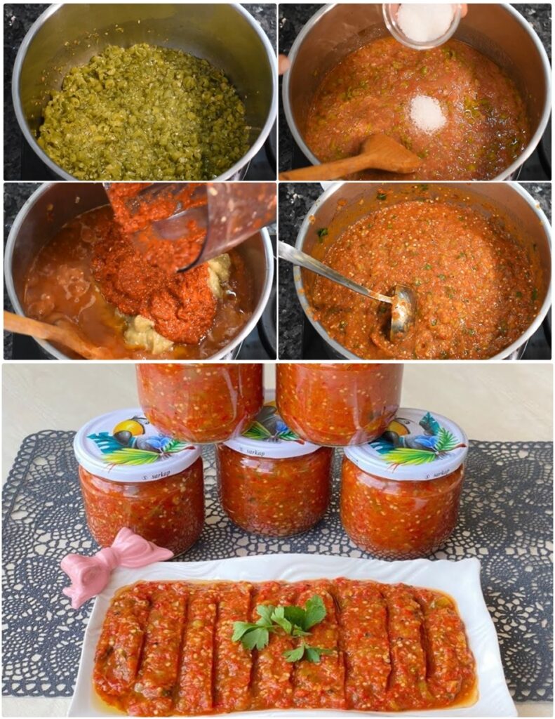 Köz Patlıcanlı Kahvaltılık Sos Tarifi