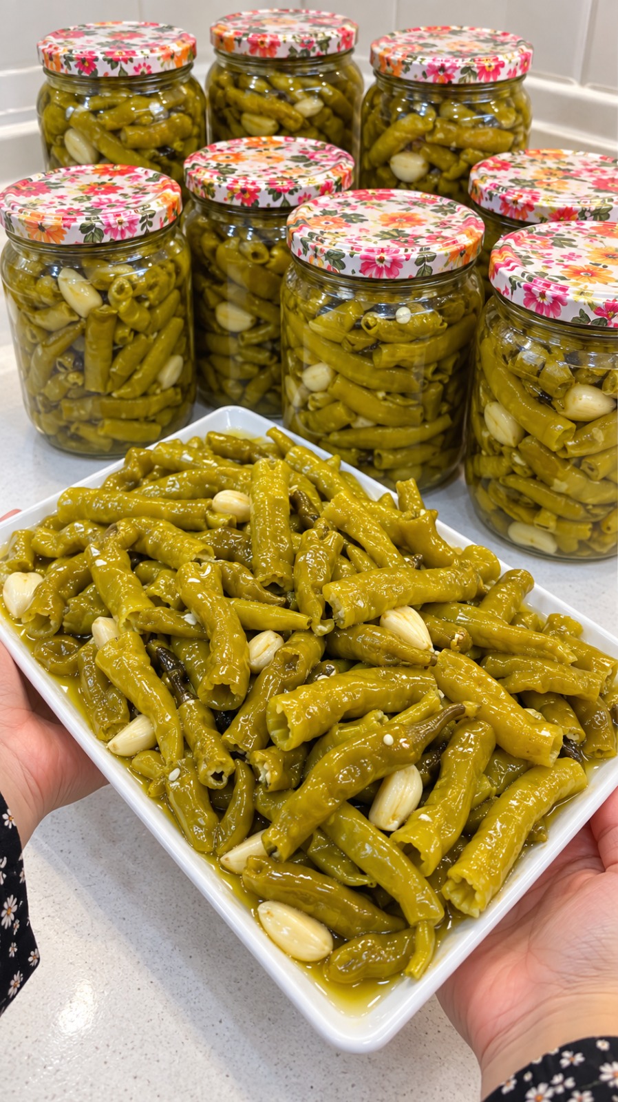 Yağlı Kıl Biber Turşusu Tarifi