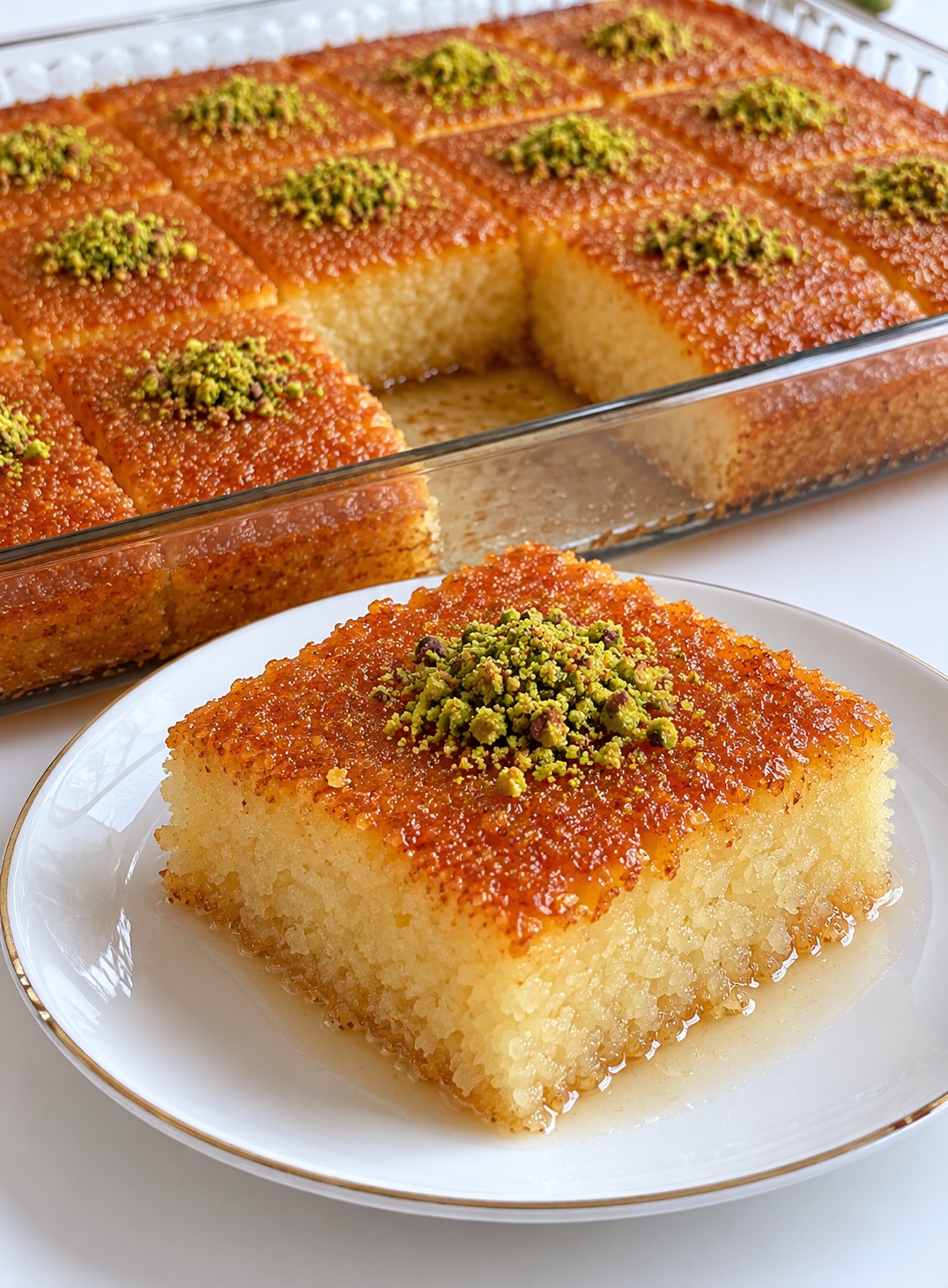 Tam Kıvamında Şerbetini Çeken Revani Tarifi