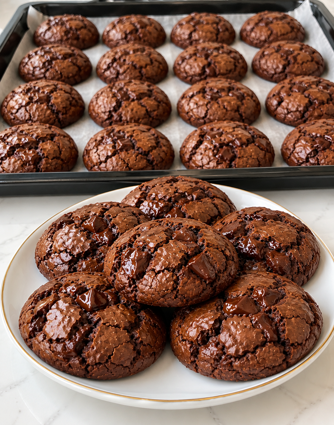 Çikolatalı Browni Kurabiye Tarifi