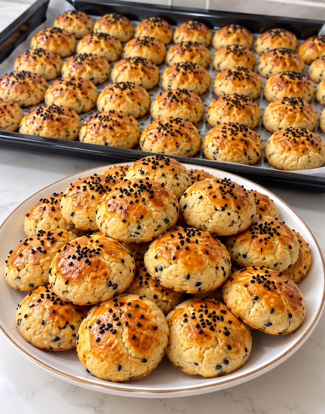 Çörek Otlu Minik Tuzlu Kurabiye Tarifi