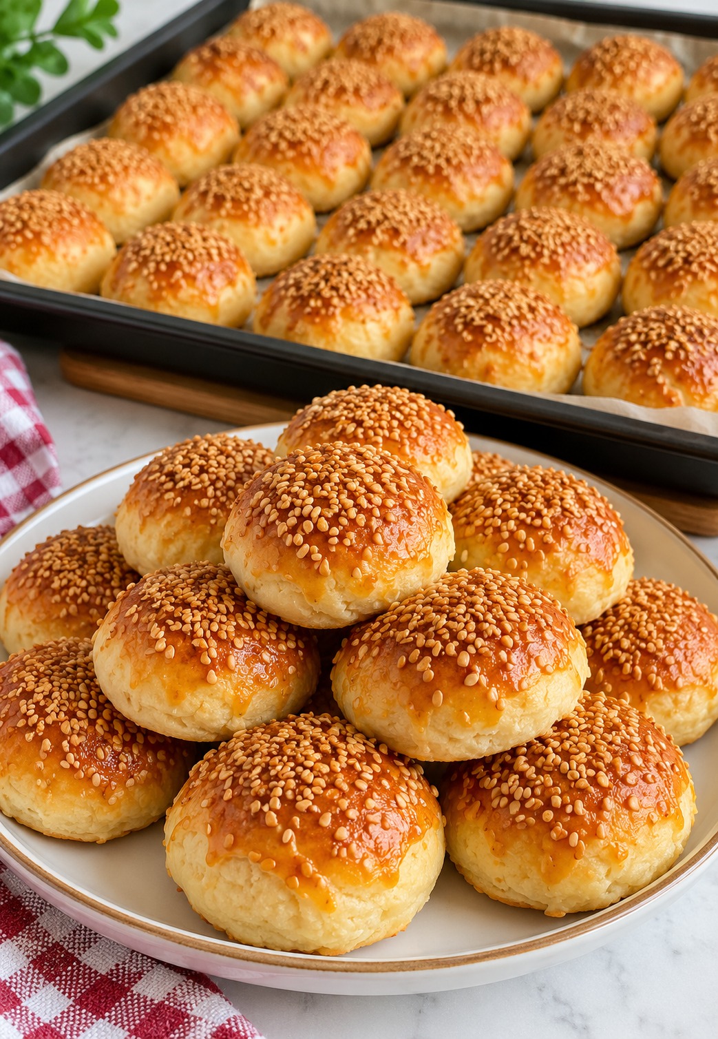 Mini Susamlı Poğaça Tarifi